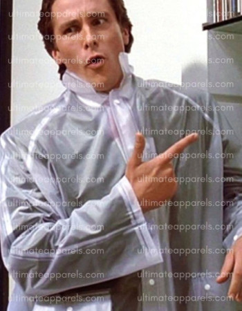 Christian Bale American Psycho Patrick Bateman Raincoat Christian Bale American Psycho Patrick Bateman Raincoat