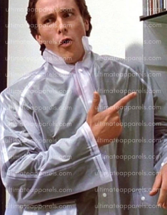 Christian Bale American Psycho Patrick Bateman Raincoat Christian Bale American Psycho Patrick Bateman Raincoat