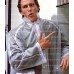 Christian Bale American Psycho Patrick Bateman Raincoat
