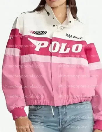 Ralph Lauren Pink Polo Racer Jacket Ralph Lauren Pink Polo Racer Jacket