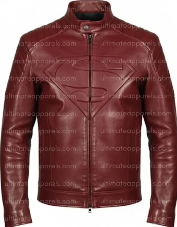 Smallville Clark Kent Superman Red Leather Jacket