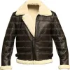 Rocky 4 Sylvester Stallone Rocky Balboa Bomber Shearling Leather Jacket Rocky 4 Sylvester Stallone Rocky Balboa Bomber Shearling Leather Jacket