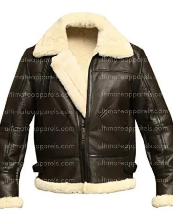 Rocky 4 Sylvester Stallone Rocky Balboa Bomber Shearling Leather Jacket