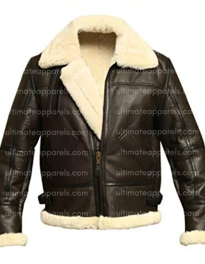 Rocky 4 Sylvester Stallone Rocky Balboa Bomber Shearling Leather Jacket Rocky 4 Sylvester Stallone Rocky Balboa Bomber Shearling Leather Jacket