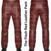 The Flash Barry Allen Slim Costume Leather Pants