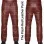The Flash Barry Allen Slim Costume Leather Pants