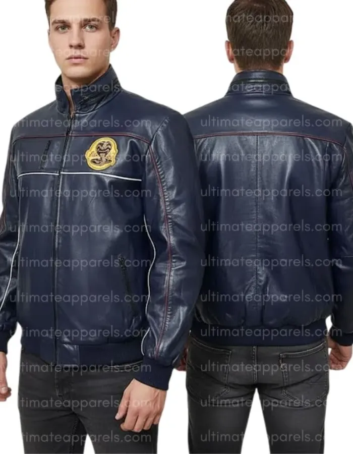 The Karate Kid Cobra Kai 1984 Ron Thomas Blue Jacket The Karate Kid Cobra Kai 1984 Ron Thomas Blue Jacket