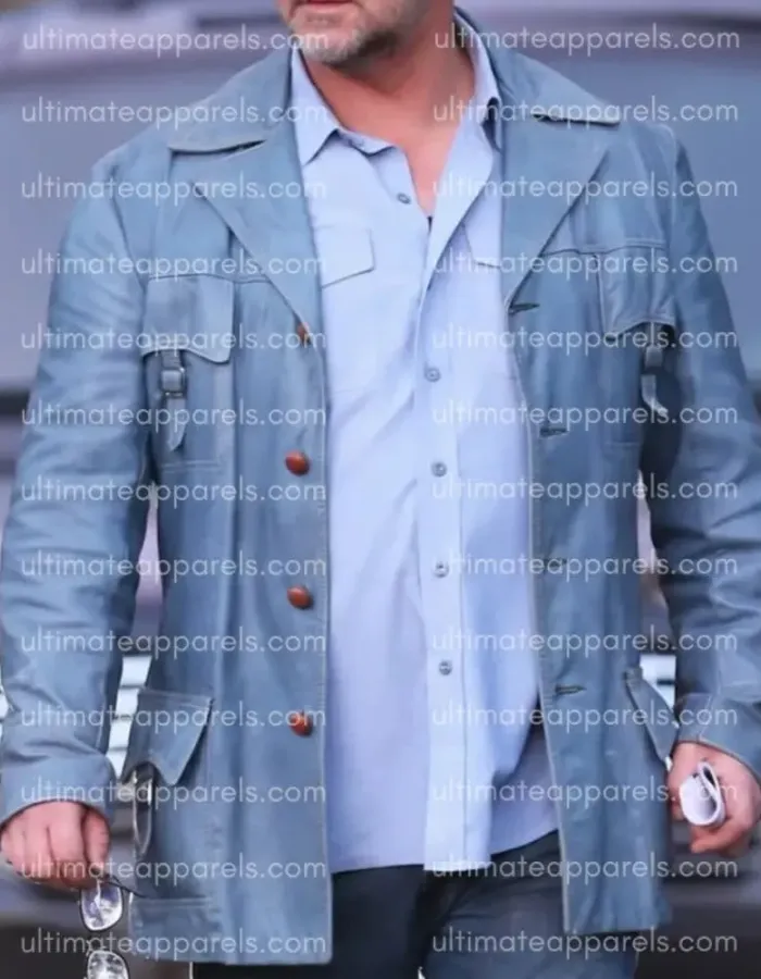 The Nice Guys Russell Crowe Jackson Healy Blue Jacket