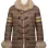 One Piece S02 Jacob Romero Usopp Brown Shearling Leather Jacket
