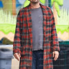 One Battle After Another 2025 Leonardo DiCaprio Plaid Coat One Battle After Another 2025 Leonardo DiCaprio Plaid Coat