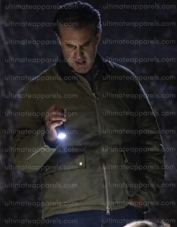 Scarpetta 2026 Bobby Cannavale Pete Marino Puffer Jacket