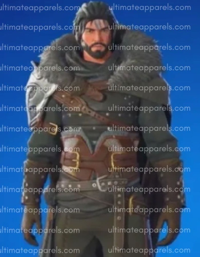 Kliff Inspired Crimson Desert Warrior Long Coat with Fur Collar & Tactical Belts Kliff Inspired Crimson Desert Warrior Long Coat with Fur Collar & Tactical Belts