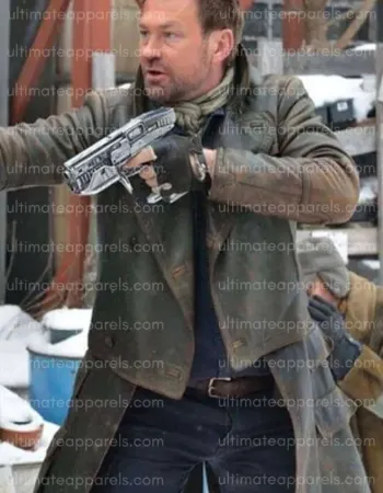 Defiance Grant Bowler Joshua Nolan Leather Coat 
