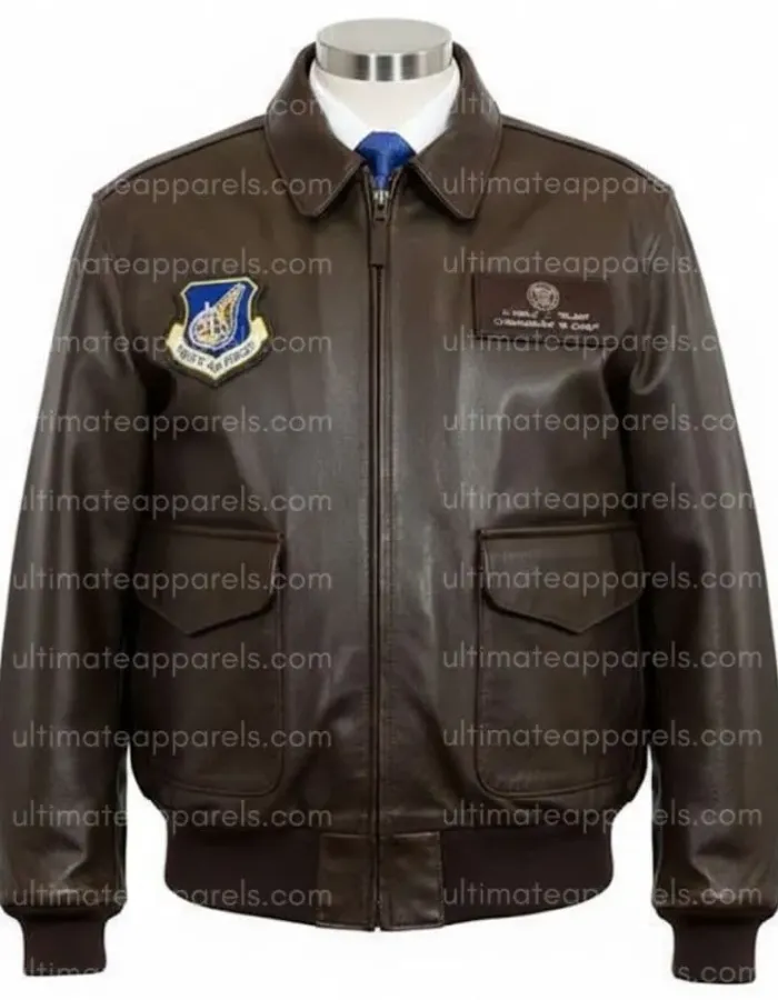 Donald Trump A2 Flight Bomber Leather Jacket