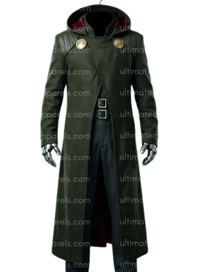 Fantastic Four Doctor Doom Cosplay Costume Trench Coat