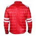 Fight Club Brad Pitt Red Jacket With White Stripes