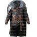 Kliff Inspired Crimson Desert Warrior Long Coat with Fur Collar & Tactical Belts