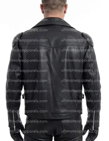 Mad Max Rockatansky Mel Gibson Black Biker Leather Jacket