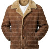 My Own Private Idaho Keanu Reeves Scott Favor Shearling Suede Leather Jacket