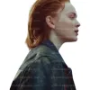 O’Dessa 2025 Sadie Sink Black Leather Jacket