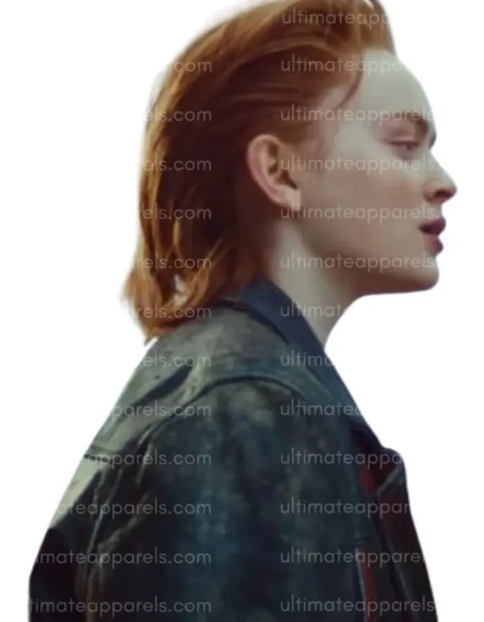 O’Dessa 2025 Sadie Sink Black Leather Jacket