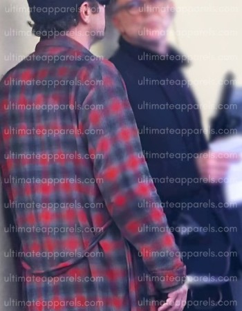 One Battle After Another 2025 Leonardo DiCaprio Plaid Coat One Battle After Another 2025 Leonardo DiCaprio Plaid Coat