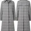 One Battle After Another 2025 Teyana Taylor Grey Coat