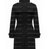 Power Lela Loren Angela Valdes Black Trench Coat