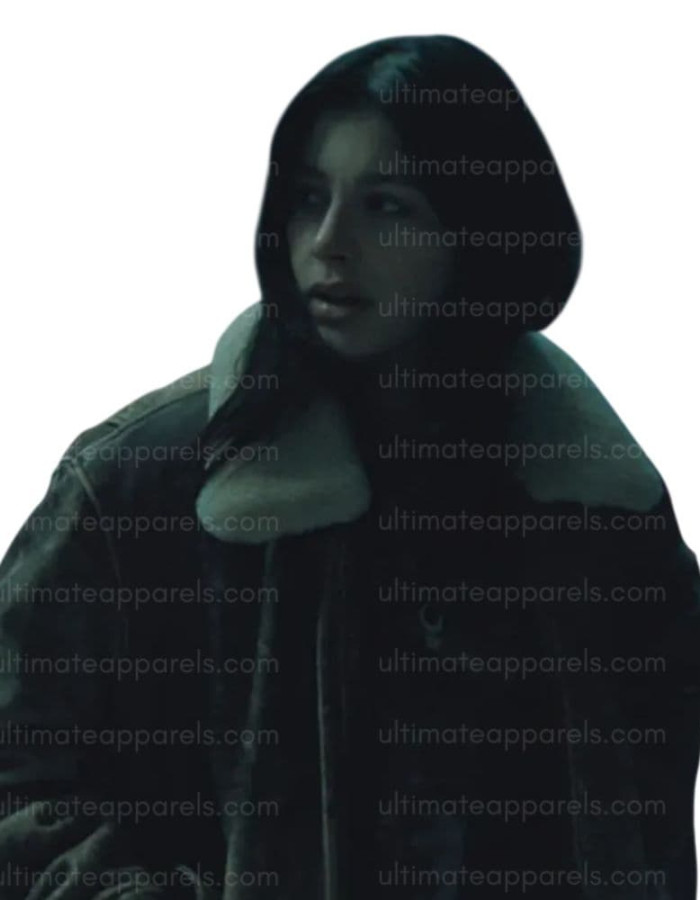 Something Very Bad Is Going to Happen Camila Morrone Rachel Leather Jacket