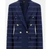 The White Lotus S02 Sabrina Impacciatore Valentina Blue Blazer The White Lotus S02 Sabrina Impacciatore Valentina Blue Blazer