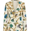The White Lotus S02 Sabrina Impacciatore Printed Blazer The White Lotus S02 Sabrina Impacciatore Printed Blazer