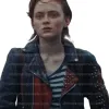 O’Dessa 2025 Sadie Sink Black Leather Jacket