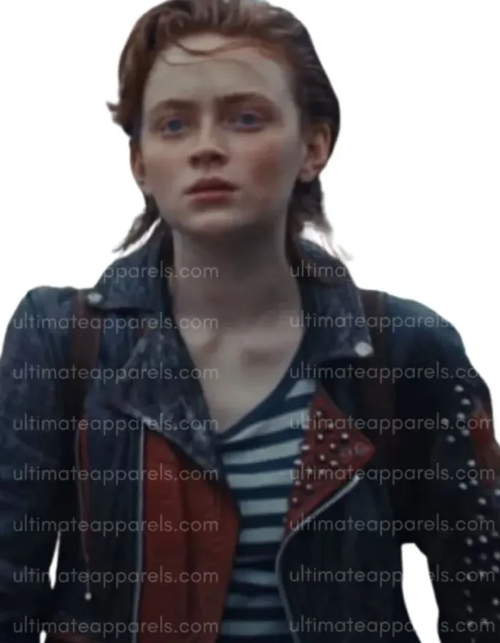 O’Dessa 2025 Sadie Sink Black Leather Jacket