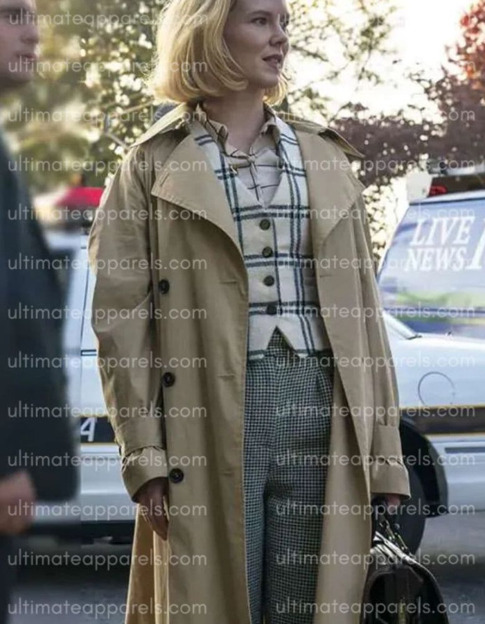 Scarpetta 2026 Rosy McEwen Beige Coat Scarpetta 2026 Rosy McEwen Beige Coat