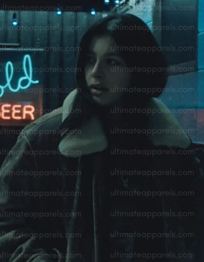 Something Very Bad Is Going to Happen Camila Morrone Rachel Leather Jacket