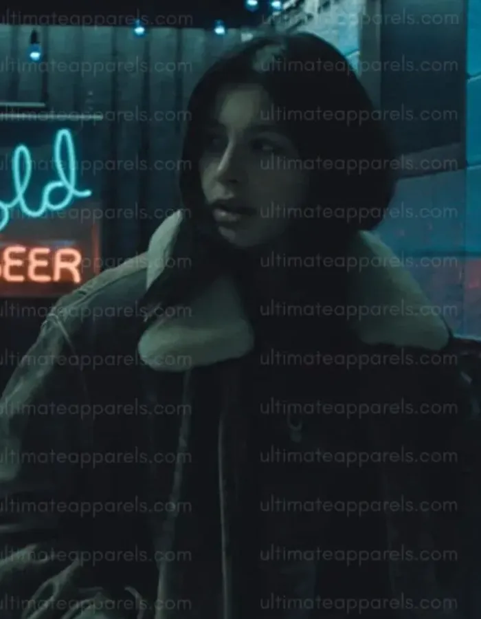 Something Very Bad Is Going to Happen Camila Morrone Rachel Leather Jacket