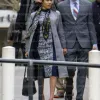 One Battle After Another 2025 Teyana Taylor Grey Coat