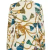 The White Lotus S02 Sabrina Impacciatore Printed Blazer The White Lotus S02 Sabrina Impacciatore Printed Blazer