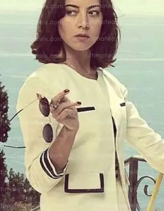 The White Lotus S02 Aubrey Plaza Harper Jacket The White Lotus S02 Aubrey Plaza Harper Jacket