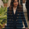 The White Lotus S02 Sabrina Impacciatore Valentina Blue Blazer The White Lotus S02 Sabrina Impacciatore Valentina Blue Blazer