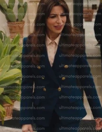 The White Lotus S02 Sabrina Impacciatore Valentina Blue Blazer The White Lotus S02 Sabrina Impacciatore Valentina Blue Blazer