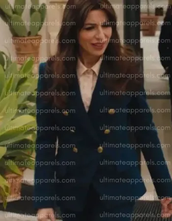 The White Lotus S02 Sabrina Impacciatore Valentina Blue Blazer