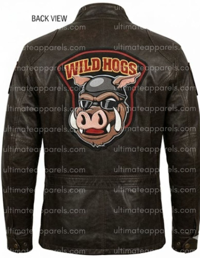 Wild Hogs William H. Macy Dudley Frank Biker Leather Jacket