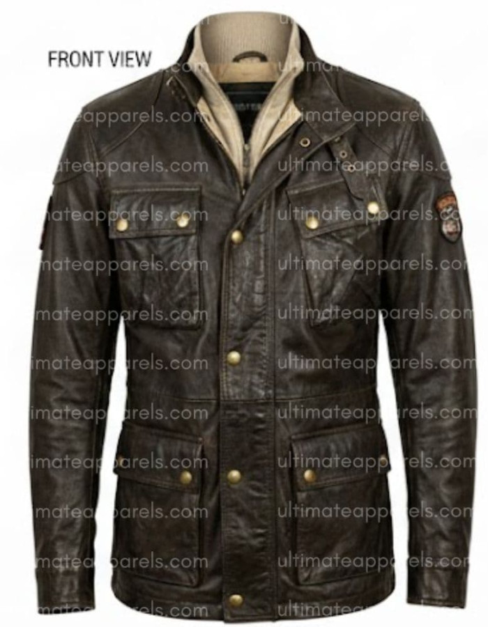 Wild Hogs William H. Macy Dudley Frank Biker Leather Jacket
