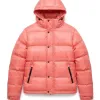 Singer Justin Bieber Pink Puffer Jacket Singer Justin Bieber Pink Puffer Jacket