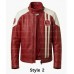 Arc Raiders Ryder Leather Jackets Cosplay  – Orange Black, Red & White Game Edition
