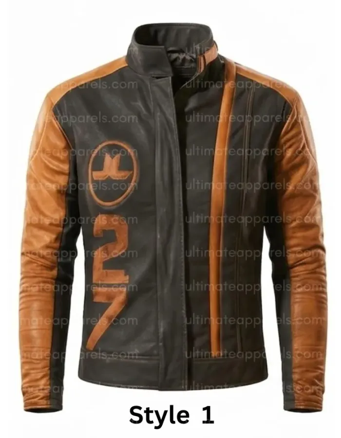 Arc Raiders Ryder Leather Jackets Cosplay – Orange Black, Red & White Game Edition Arc Raiders Ryder Leather Jackets Cosplay – Orange Black, Red & White Game Edition