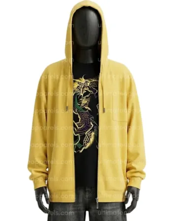 Breaking Bad Aaron Paul Jesse Pinkman Yellow Hoodie