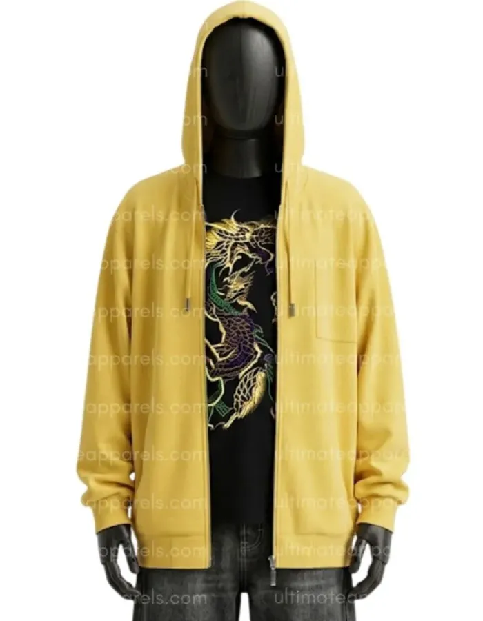 Breaking Bad Aaron Paul Jesse Pinkman Yellow Hoodie