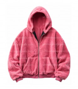 Coachella 2026 Justin Bieber Pink Oversized Hoodie